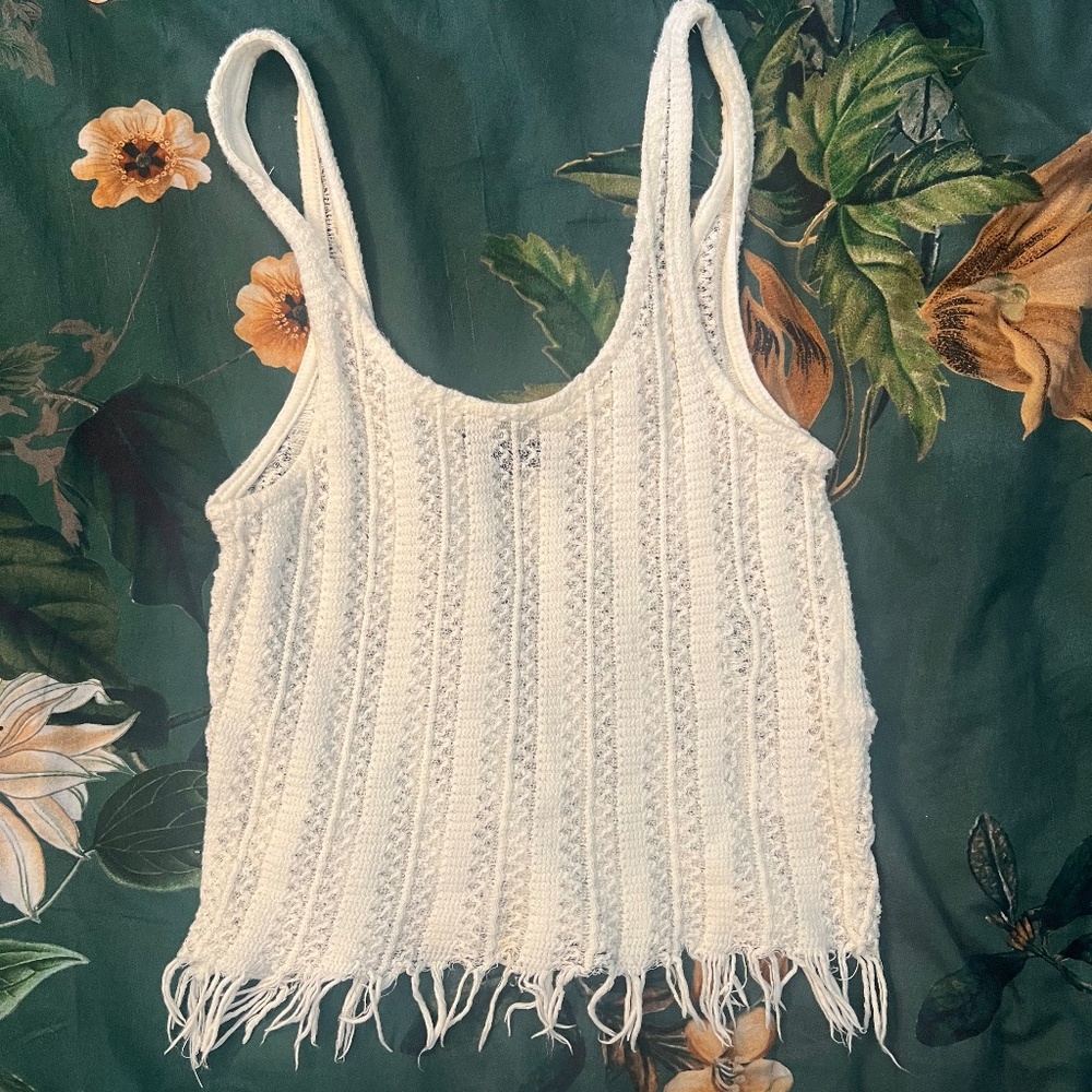 Top Shop White crop top